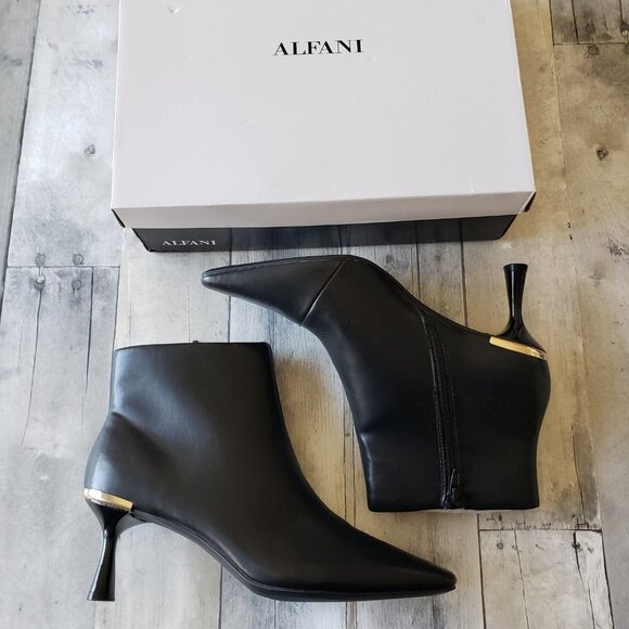 NWT - Alfani - Celleste Black Bootie - Size 11 - Picture 1 of 5